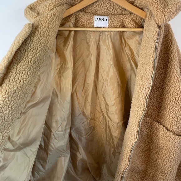 I AM GIA Pixie Teddy Coat Large - Picture 4 of 9